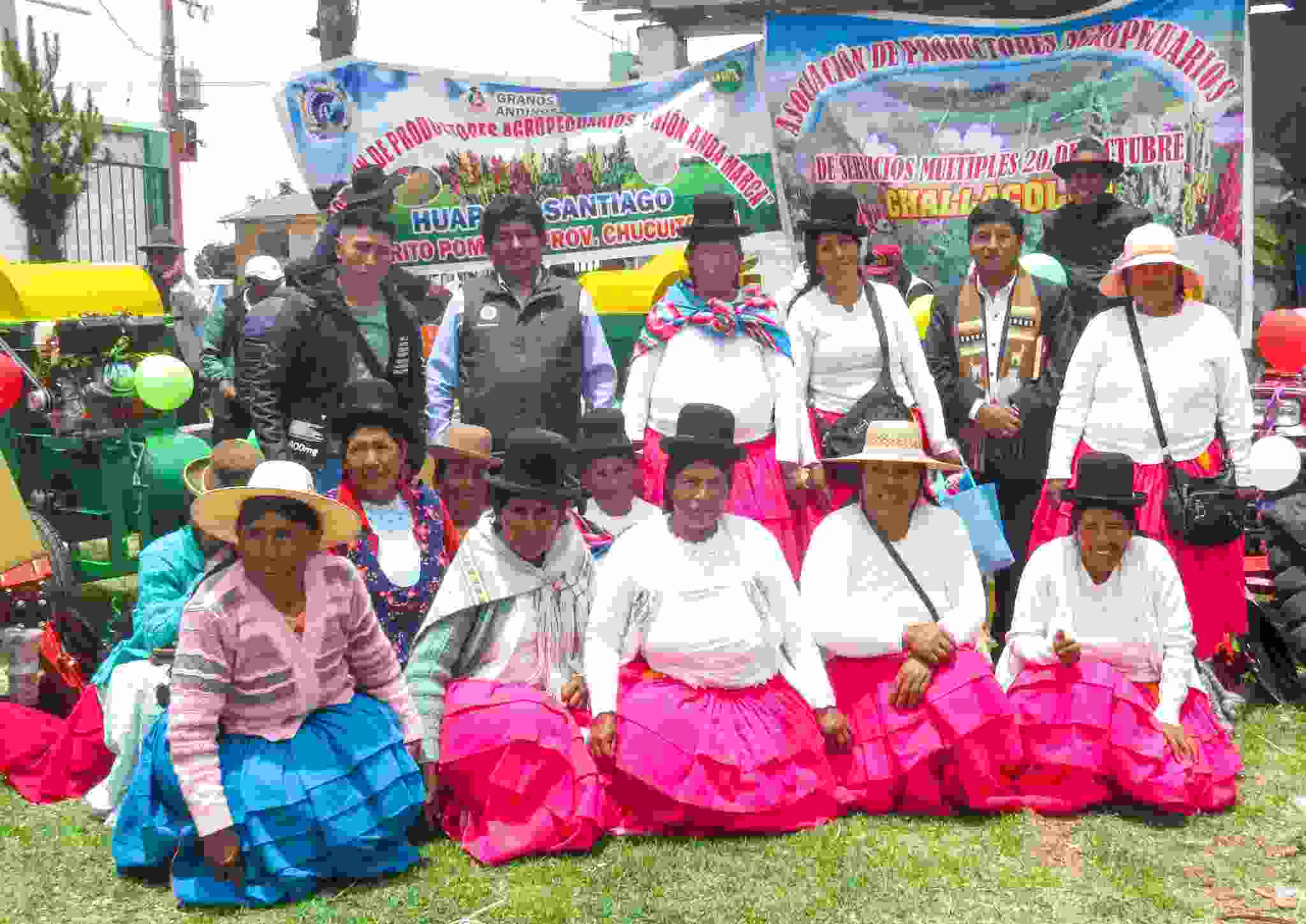 ENTREGA MÓDULOS EN BENEFICIO DE MÁS DE MIL 400 PRODUCTORES AGRARIOS CONTINUA POR PARTE DEL PROYECTO GRANOS ANDINOS