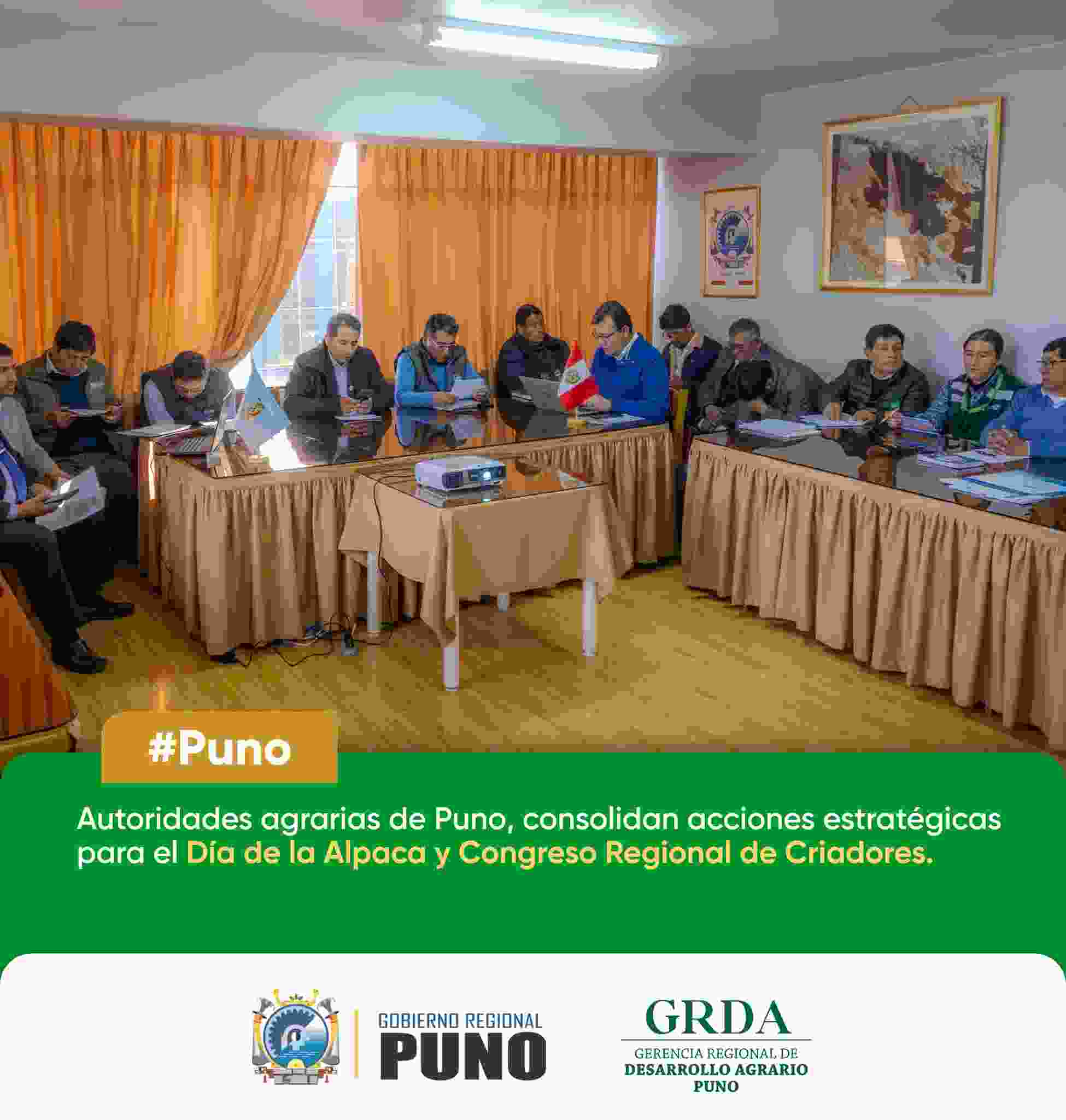 RESALTAN ACUERDOS CLAVE PARA EL DIA DE LA ALPACA EN REUNIÓN CON CGRA