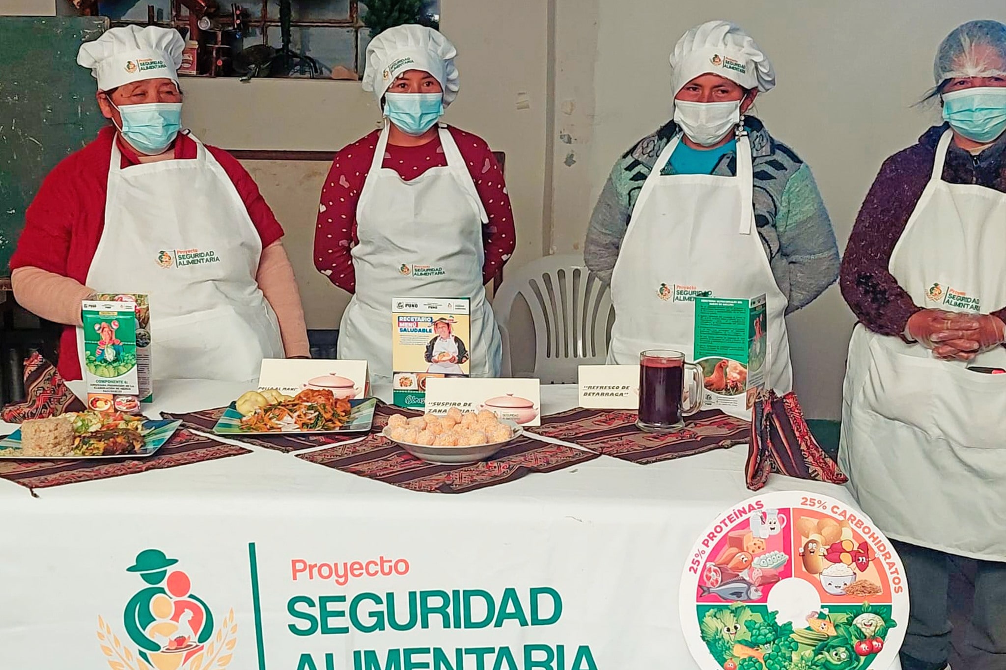 AZÁNGARO FORTALECE SU ALIMENTACIÓN CON MENÚS SALUDABLES GRACIAS AL PROYECTO SEGURIDAD ALIMENTARIA