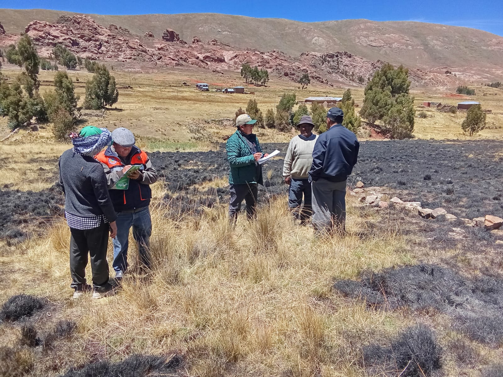 INTERVENCIÓN ANTE INCENDIO FORESTAL EN LA PROVINCIA DE MOHO.