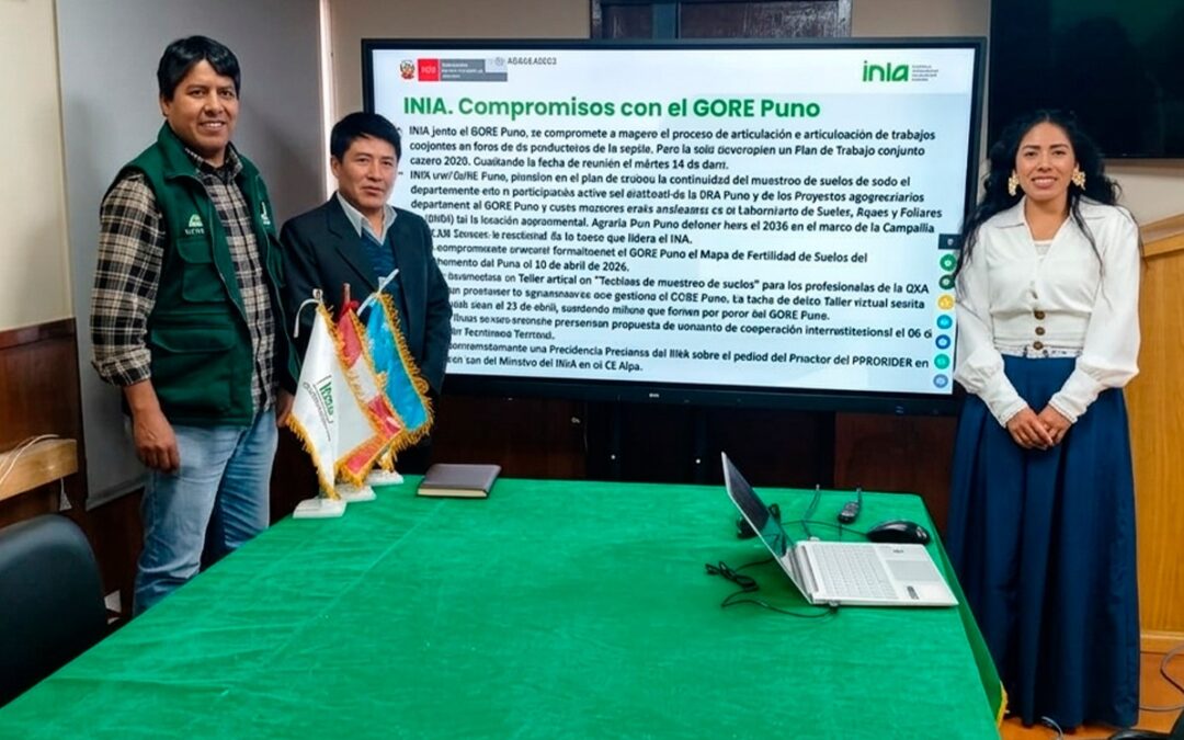 ALIANZA ESTRATÉGICA PERMITIRÁ MEJORAR LA PRODUCCIÓN AGRÍCOLA REGIONAL